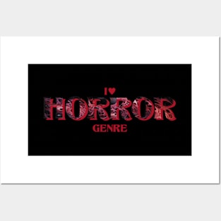 HORROR - Simple Design Posters and Art